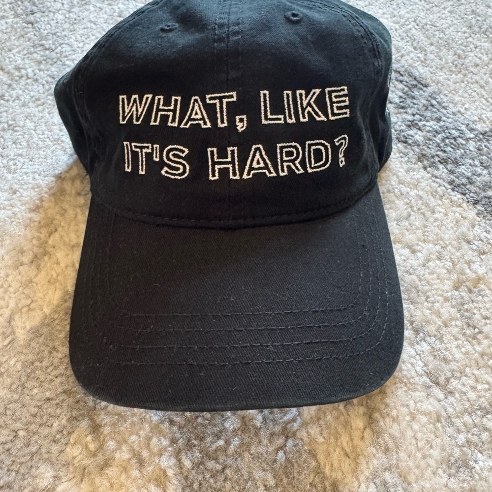 Barry’s Black Cap with Embroidery - brand new - no tags